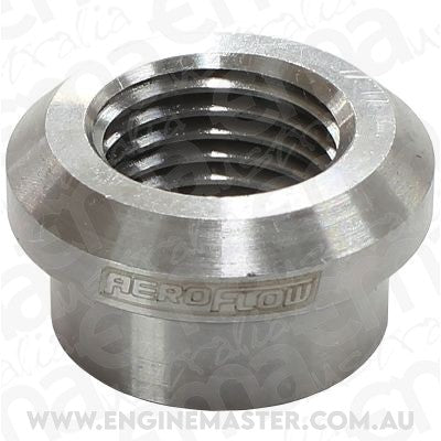 Aeroflow AF996-M12S Steel Weld On Female M12 x 1.5Metric Steel Bung