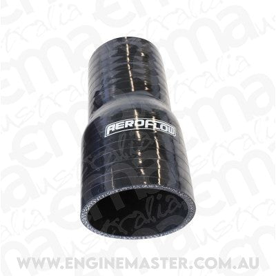 Aeroflow AF9201-375-300 Silicone Hose Reducer Str Blaci.D 3.75-3.00" 95-76mm Wall 5.3mm 127mm Long 9001-375-300