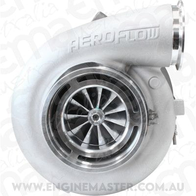 BOOSTED 94103 1.24 Turbocharger 1000-2500HP Rating - Natural Cast Finish (External Wastegate, T6 Inlet Flange, V-Band Exhaust Flange)