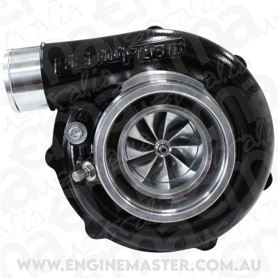 Aeroflow Performance AF8005-3149BLK BOOSTED B5855 1.01 Reverse Rotation Turbocharger 770HP, Hi Temp Black Finish External Wastegate, V-Band Inlet & Ex