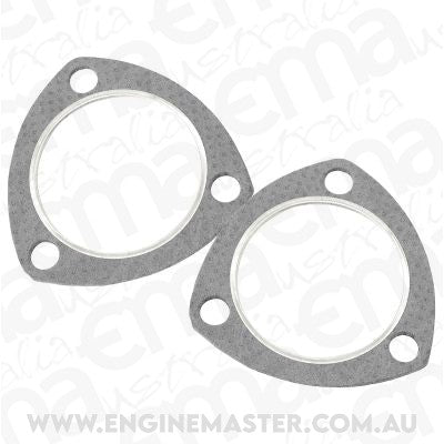 Aeroflow AF9554-2500 2.5" 3 Bolt Gasket Set (Pair) Gaskets Use with AF9551-0011