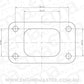 Aeroflow AF9551-0002 Gt30 Gt35 304 S/S Turbine Inlet Flange Only T3