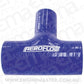 Aeroflow AF9044-300-100 Silicone Tee Piece 3" 76mm On Run & 1" 25mm On Side Blue100mm Long On Run50mm On Side