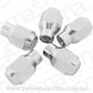 Aeroflow AF3042-4000 Conical ET Style Closed Chrome Wheel Nuts - 7/16-20" Pack of 5, 60 Degree Taper with 0.300" Shank
