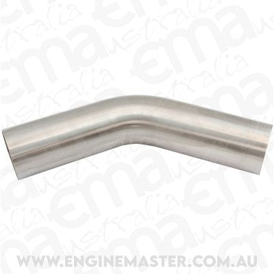 Aeroflow AF9502-3000 304 S/S Bend 45 Deg 3" O.D 1.5mm (.059") 150mm / 6" Leg