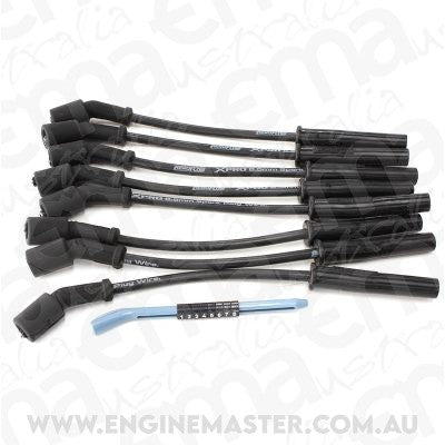Aeroflow Performance Products AF4030-32823 Holden LS2 Ignition Lead Set Black