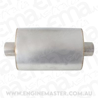 Aeroflow AF5511-300 3" Center / Center Muffler 13.75" Length 9.45" W 5.3" H