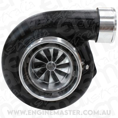 BOOSTED 6362 .82 Turbocharger 450-785HP Rating - Hi Temp Black Finish (External Wastegate, V-Band Inlet and Exhaust Flanges)