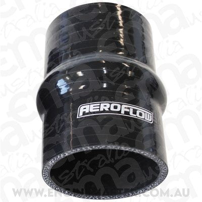 Aeroflow AF9211-250 Silicone Hump Hose Str Black I.D 2.50" 63mm Wall 5.3mm 100mm Long AF9211-250