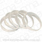 Aeroflow AF8689-350 Aluminium 3.50" Pie Cuts Sold as a Pack of 5 to make a 45Â° Bend, 1/16" Wall Thickness and 1D Radius