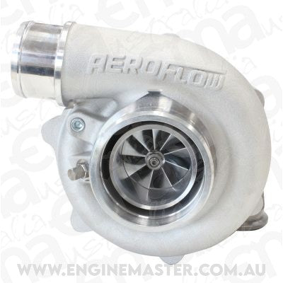 Aeroflow Performance AF8005-2110 BOOSTED 4849 .72 Reverse Rotation Turbocharger 550HP, Natural Cast Finish External Wastegate, V-Band Inlet & Exhaust