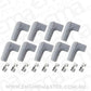 Aeroflow AF4530-8850 9 x Spark Plug Boots Terminals 90 Deg. 9 Boots & 9 Terminals