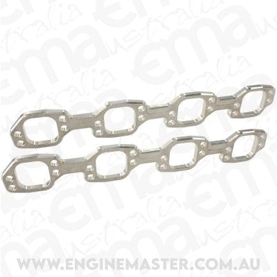 Aeroflow AF9551-1014 Ford 289-351W Header Flanges 1-7/8" Square Port Victor Jnr