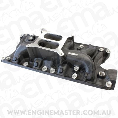 Aeroflow AF6210-2000 SBF STREET INTAKE MANIFOLD DUAL PLANE FORD 302 BLACK