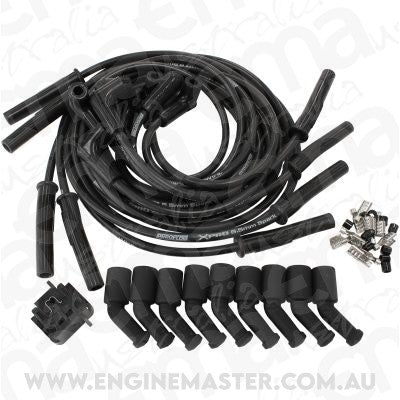 Aeroflow Performance Products AF4030-32073 UNIVERSAL BLACK SPARK PLUG LEADS LS1 LS2 LS3 LS6 LS7