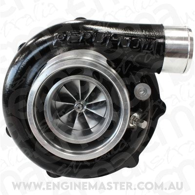 Aeroflow Performance AF8005-3049BLK BOOSTED B5855 1.01 Turbocharger 770HP, Hi Temp Black Finish External Wastegate, V-Band Inlet & Exhaust Flanges