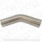 Aeroflow AF9502-3500 304 S/S Bend 45 Deg 3-1/2" O.D1.5mm (.059") 150mm / 6" Leg
