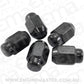 Aeroflow AF3026-2000 Acorn Medium Closed Black Wheel Nuts - M12 x 1.50mm Pack of 5, 60 Degree Taper