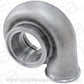 Turbo Exhaust Housing (Suit All Aeroflow 55mm Exhaust Turbine Wheel With V-Band Mount, .83 A/R, Cast Iron)