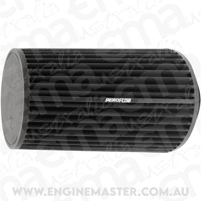 Aeroflow AF2711-0920 3-1/2 Clamp-On Tapered Filter 4.6-6.1 O.D 9.1 High Black