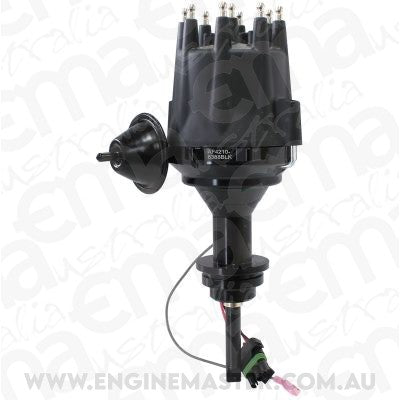 Ready to Run Electronic Distrubutor, Black Anodised Body with Black Cap (Suit Chrysler 318-360 V8)