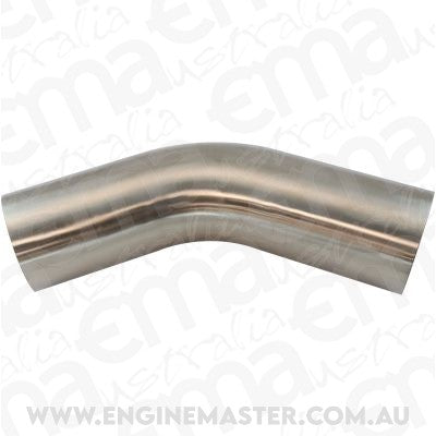 Stainless Steel 45Â° Mandrel Bend (4-1/2" O.D, .065" Wall, 6" Leg)