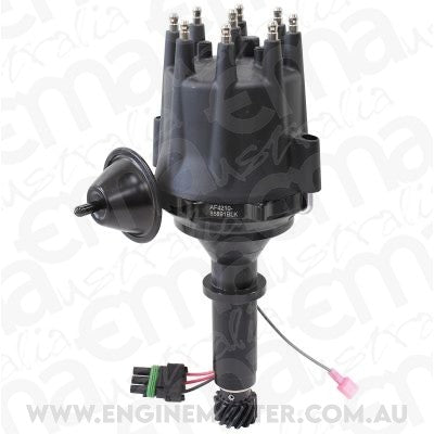 XPRO Ready to Run Distributor, Black Anodised Body with Black Cap (Suit Holden V8)
