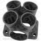 Aeroflow AF8340-2000 4 into 1 Round Turbo Merge Collector, T3 Single Entry Flange No Wastegate Hole, Cast 304