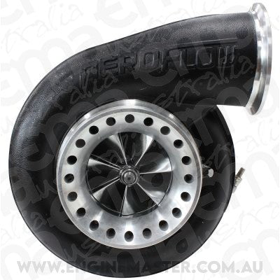 BOOSTED 8088 1.32 Turbocharger 750-1250HP Rating - Hi Temp Black Finish (External Wastegate, T6 Twin Entry Inlet Flange, V-Band Exhaust Flange)