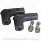 Aeroflow AF4030-3311 Spark Plug Boots & Terminals 90 Deg. 2 Boots & 2 Terminals