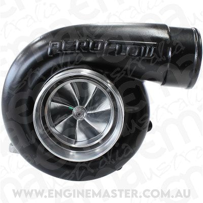 BOOSTED 7875 T4 1.25 Turbocharger 950HP, Hi Temp Black Finish (External Wastegate, T4 Inlet Flange, V-Band Exhaust Flange)