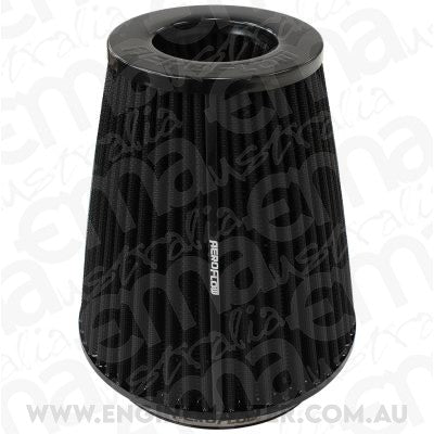 Aeroflow AF2711-1044 6" Clamp-On Inv Tapered Filter7.5 / 4.7 O.D 8" H Black