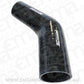 Aeroflow Performance Products AF9202-400-300 Silicone Hose Reducer 45 Deg; Black I.D 4.00-3.00" 102-76mm 5.3mm 140mm L AF9202-400-300