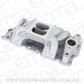 Aeroflow Performance Products AF6010-1001 SB Chev Air Gap Dual Plane Intake Manifold, Natural Cast Finish 1500 - 6500 RPM, Square Bore Carburettor Pad, Non-EGR