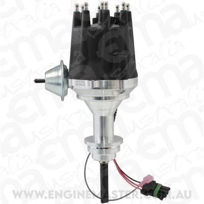 Ready to Run Electronic Distrubutor, Machined Aluminium Body with Black Cap (Suit Chrysler 318-360 V8)