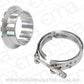 Turbine Inlet Flange & V-Band - Stainless Steel (Suit Aeroflow Turbo's With 2-39/64" I.D Flange)