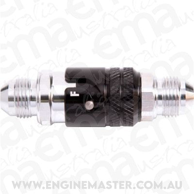 Aeroflow AFQR101-04 Quick Release -4 Viton Seal Black Aluminium