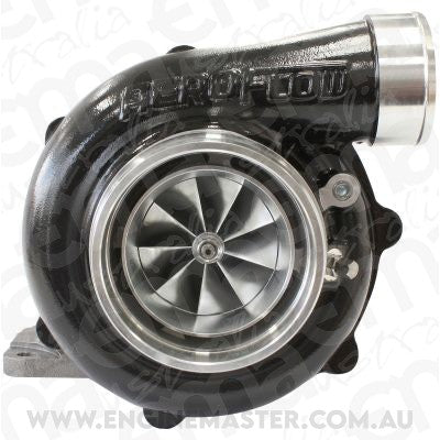 Aeroflow AF8005-4054BLK BOOSTED 6862 T4 .82 Turbocharger 1050HP, Hi Temp Black Finish External Wastegate, T4 Inlet Flange, V-Band Exhaust Flange