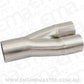 Aeroflow AF2225-300 Aeroflow Merge Collector 2-1/4" to 3" 304 S/S 2 Into 1