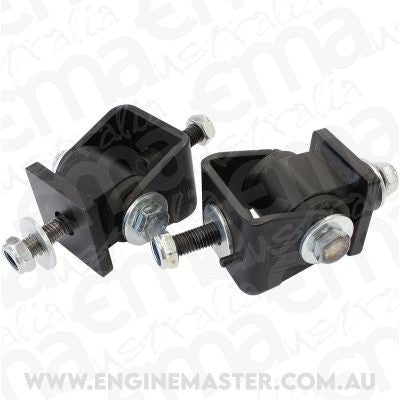 Aeroflow AF1201-0001 Holden Commodore VT-VZ Engine Mount Suit GM LS standard replacement Black Urethane Sold as a Pair