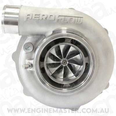 Aeroflow AF8005-3166 BOOSTED 6262 1.21 Reverse Rotation Turbocharger 900HP, Natural Cast Finish External Wastegate, V-Band Inlet & Exhaust Flanges