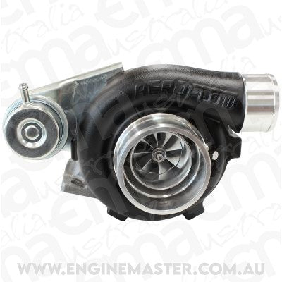 BOOSTED 4628 .86 Turbocharger 200-475HP Rating - Hi Temp Black Finish (Internal Wastegate, T28 Inlet Flange, 5-Bolt Exhaust Flange)