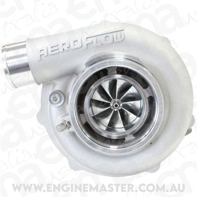 Aeroflow Performance  AF8005-3150 BOOSTED B5855 1.21 Reverse Rotation Turbocharger 770HP, Natural Cast Finish External Wastegate, V-Band Inlet & Exhau