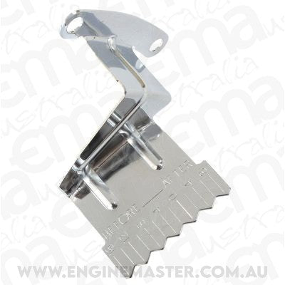 Aeroflow AF1827-2001 Sb Chev Timing Pointer Tab Chrome 6" 7" & 8" Balancer SBC Aeroflow 1827-2001