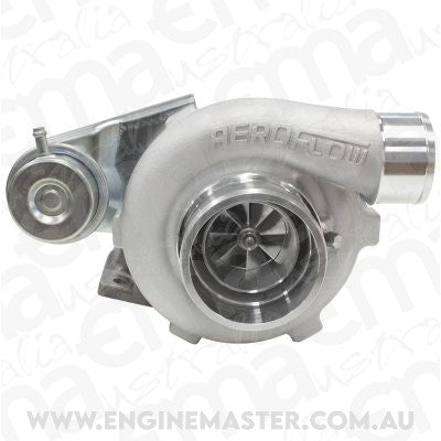 BOOSTED 4628 .64 Turbocharger 200-475HP Rating - Natural Cast Finish (Internal Wastegate, T28 Inlet Flange, 5-Bolt Exhaust Flange)