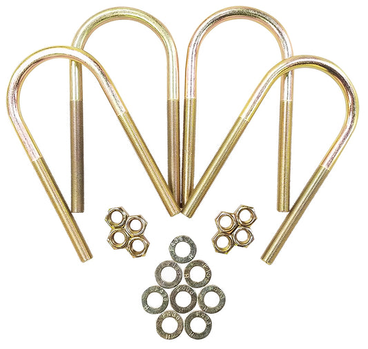 Calvert Racing CTUR325X70 Round U-Bolts 3.25" x 7" Long