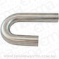 Aeroflow AF9506-4000 304 S/S J Bend 180 Deg 4" O.D 6"/12" Leg