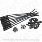 CERAMIC GM LS UNIVERSAL SPARK PLUG LEAD SET BLACK LS1 LS2 Aeroflow - AF 4030-32073C