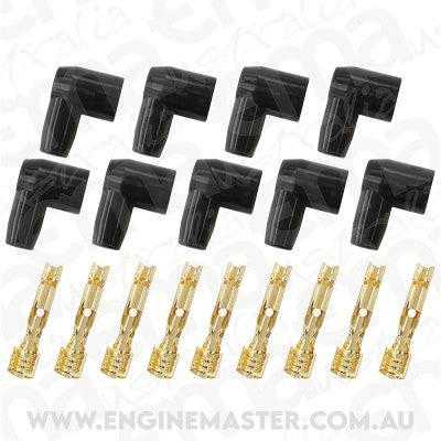 Aeroflow AF4030-8851 9 x Socket Boots & Terminals 90 Deg. 9 Boots & 9 Terminals