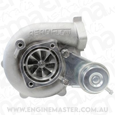 BOOSTED 5328 .64 for Nissan Turbocharger 250-525HP Rating - Natural Cast Finish (Internal Wastegate, T28 Inlet Flange, 5-Bolt Exhaust Flange)